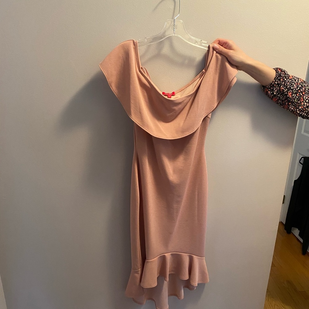 GUESS off the shoulder dress